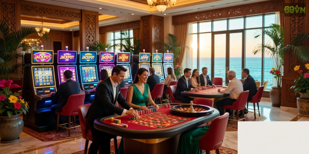 Top 2 corona resort & casino phú quốc 69vn với thiết kế hiện đại và trò chơi đa dạng