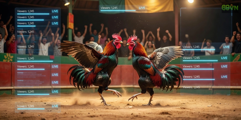 Trực tiếp các trận đá gà Thomo hấp dẫn trên nền tảng 69vn năm 2025
